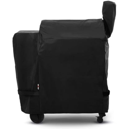 Unicook Heavy Duty Waterproof Wood Pellet Grill Cover, Full Length Gasgrill Cover, Fade and UV Resistant Material, Compatible with Traeger 22 Series Pellet Grill and More, Black