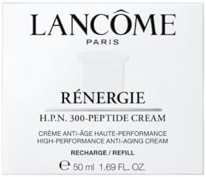 Lancôme Rénergie H.P.N 300-Peptide Face Cream - With Hyaluronic Acid & Niacinamide, Helps Visibly Reduce Lower Face Sagging, Wrinkles, & Dark Spots, Refill, 50ml