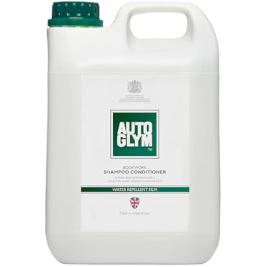 Autoglym Bodywork Car Shampoo Conditioner, 2.5L - Low Foam Car Shampoo For All Bodyworks - pH Neutral, 125 Washes, Wax Safe Formula for Car Cleaning and Car Detailing - Concentrated Car Wash Shampoo