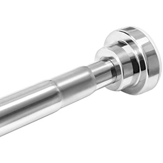 EC Breath Extendable Shower Curtain Poles 155-260cm Telescopic Tension Rod Rail Stainless Steel Bath Closet Hanging Pole