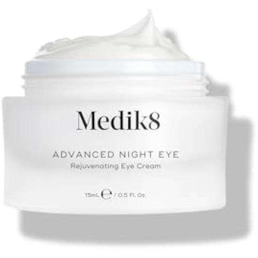 Medik8 Advanced Night Eye - Rejuvenating Eye Cream - Smooth Fine Lines & Brighten Dark Circles - 15ml