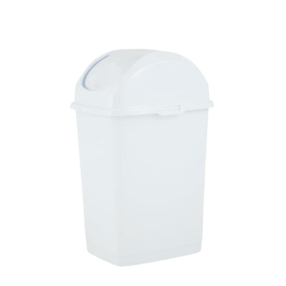 Superior Performance Inc 2.6 Gallon Small Slim Trash Can (White)