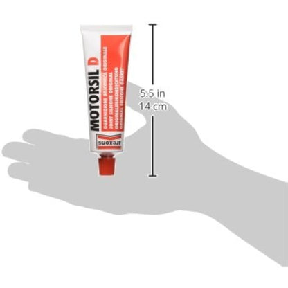 AREXONS MOTORSIL D ORGINAL RED MOTOR PASTE 60 g Silicone Gasket Gasket High Temperature Engine Sealant Putty for Engine Gaskets Resistant Vibration Absorption Easy Removal