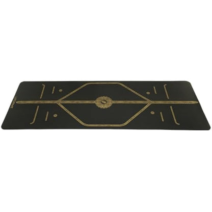 Liforme Travel Yoga mat – Patented Alignment System, Warrior-like Grip, Non-slip, Eco-friendly and Biodegradable, Ultra-lightweight, Sweat resistant, Long, Wide and Thick