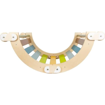 small foot Climbing Seesaw "Adventure", exercise game for children, wood, multifunctional, for ages 3+ years. No. 12239