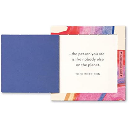 Compendium ThoughtFulls Pop-Open Cards — 4-Pack of Celebrating You, Be Happy, Happy Day, Smile — 120 Pop-Open Cards, Each with a Different Message Inside