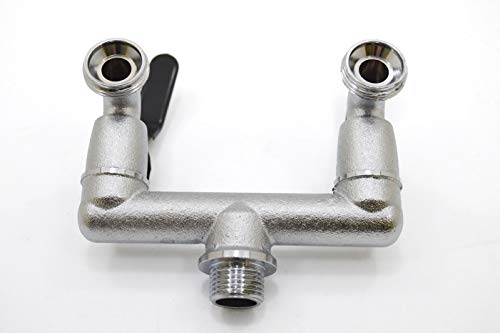 S&M 551482 ? Wall Tap M 1/2", Double Outlet with 3/4" Key