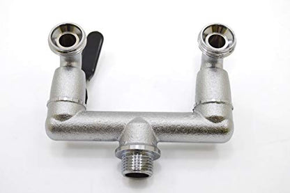 S&M 551482 ? Wall Tap M 1/2", Double Outlet with 3/4" Key