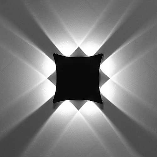 KAWELL 8W Modern Wall Light LED Wall Wash Light Waterproof IP65 Aluminum Wall Lamp LED Indoor Outdoor for Bathroom Bedroom Stairs Corridor Living Room