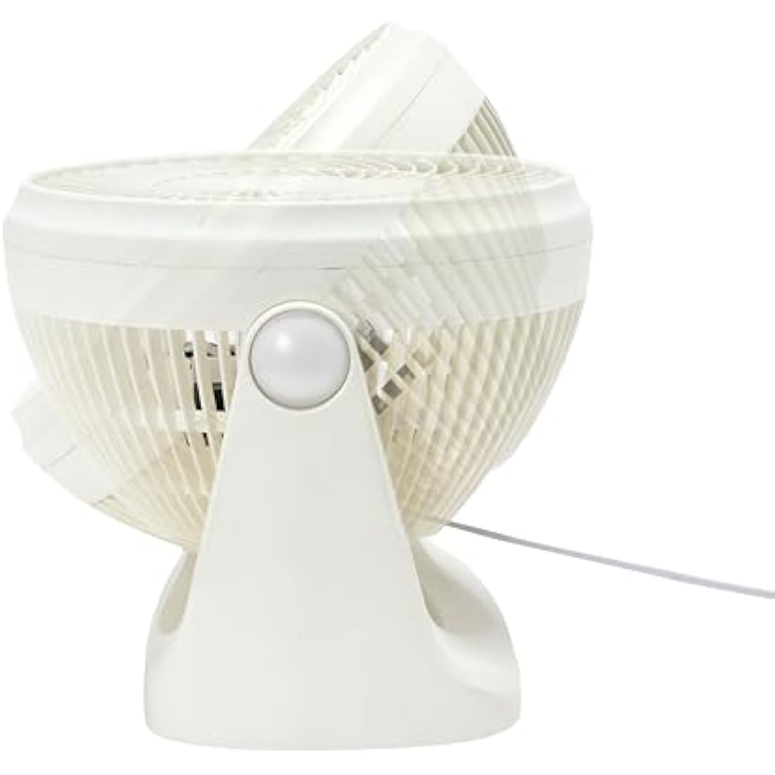 Amazon Basics Portable Desk Fan, 7 Inch Quiet Operation Cooling, 3 Speed Settings, 90° Variable Tilt, 15.49 x 27.3 x 27.69 cm, White