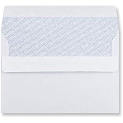 EPOSGEAR® A6/C6 Plain White Self Seal Wallet Envelopes 162mm x 114mm 90gsm (Pack of 200 Envelopes)