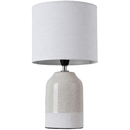 Pauleen 48022 Sandy Glow max. 20W for E14 Bedside Table luminaire Beige White 230V Ceramic/Fabric Without lamp