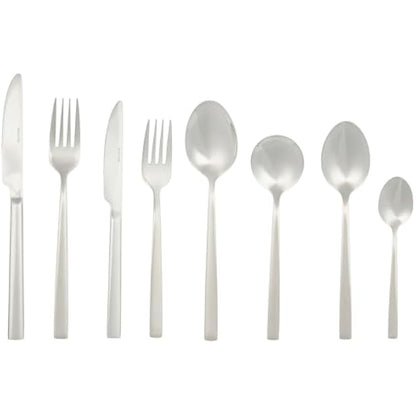 Salter Winslow 44 Piece Cutlery Set – 18/0 Stainless Steel Silverware, Service for 6 People, Includes Knives, Forks, Teaspoons, Soup Spoons, Serving Spoons and Dessert Cutlery, 25 Year Guarantee