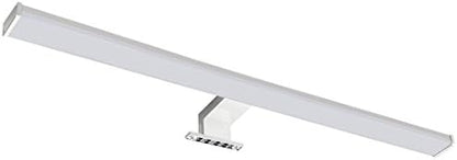 SEBSON® LED Bathroom Mirror Light 60cm, Mirror Lighting Cabinet Mounted + Clip On, Neutral White 4000K, 12W, 900lm, IP44-600x108x44mm