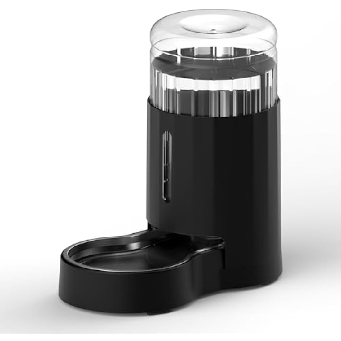 JUNSPOW Pet Water Dispensers, 6L Gravity Large Capacity Stainless Steel Water Dispenser, 100% BPA-Free Automatic Pet Waterer for Cats & Small/Medium-Sized Dogs, Black