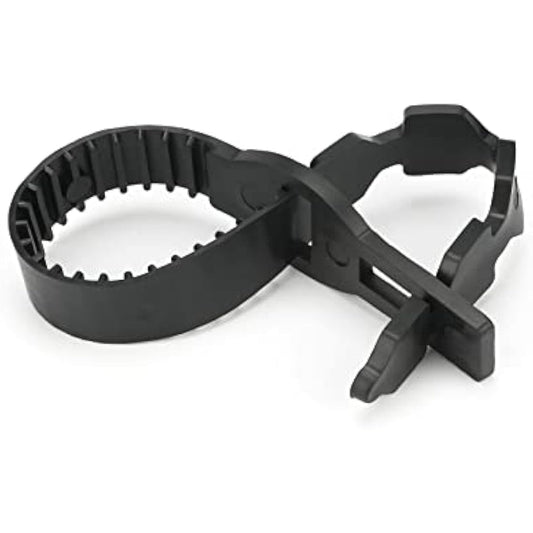 KINGLAKE 4Pcs 40cm Black Tree Ties Straps Supports Heavy Duty Shrub Ties Adjustable Interlock Garden Tree Ties for Shrub Rose Tree Plant Support