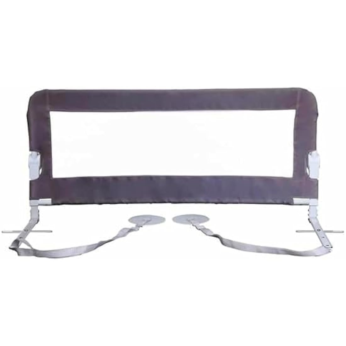 Dreambaby Nicole Bed Guard Rail for Toddlers - Extra Wide 150cm & 50cm Tall - Easy Assembly, Washable Cover, Safe Transition from Cot-to-Bed - Fits King Size Beds - Grey