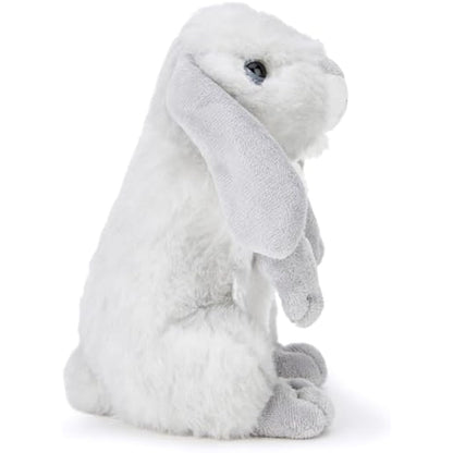 Zappi Co Easter Bunny Plush Toy: Eco-Friendly Grey Rabbit with Floppy Ears, 20cm, Soft & Snuggly, Made from 100% Recycled Materials - Perfect for Easter