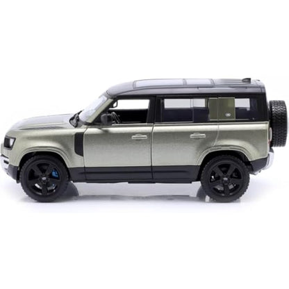 Bburago LAND ROVER DEFENDER - 1:24 Scale - Incredibly Detailed Die-Cast Replica Collectible SUV, Green