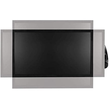 ARCTIC W1-3D - Wall Mount with Full Motion Gas Lift Arm, Wall Space-Saving Attachment, up to 43"/49" Ultrawide, up to 8 kg (17.6 lbs), simple and quick installation - Black