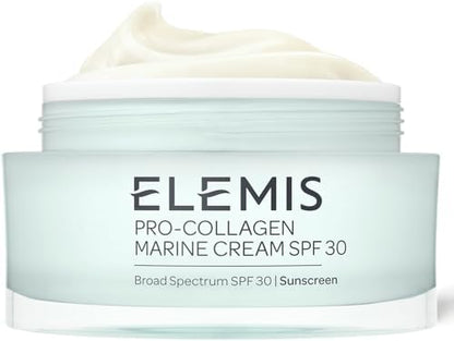 ELEMIS Pro-Collagen Marine Cream SPF30 – Anti-Wrinkle Face Moisturiser, Hydrating Day Cream, 50ml – Original, Ultra-Rich or Rose