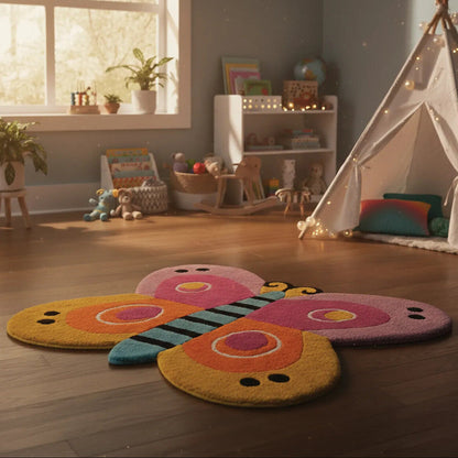 Kids Butterfly Rug | Kids Rugs