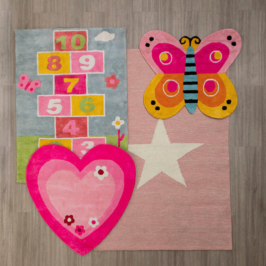 Kids Butterfly Rug