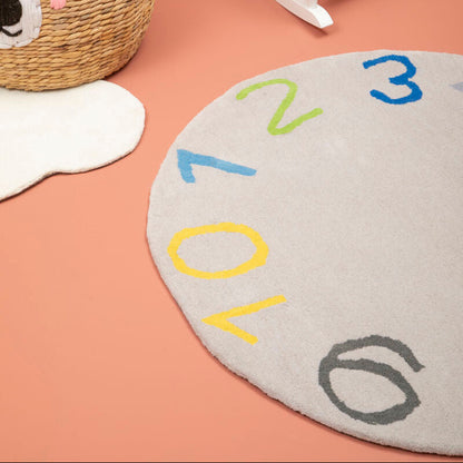 Kids Round Number Rug | Kids Rugs