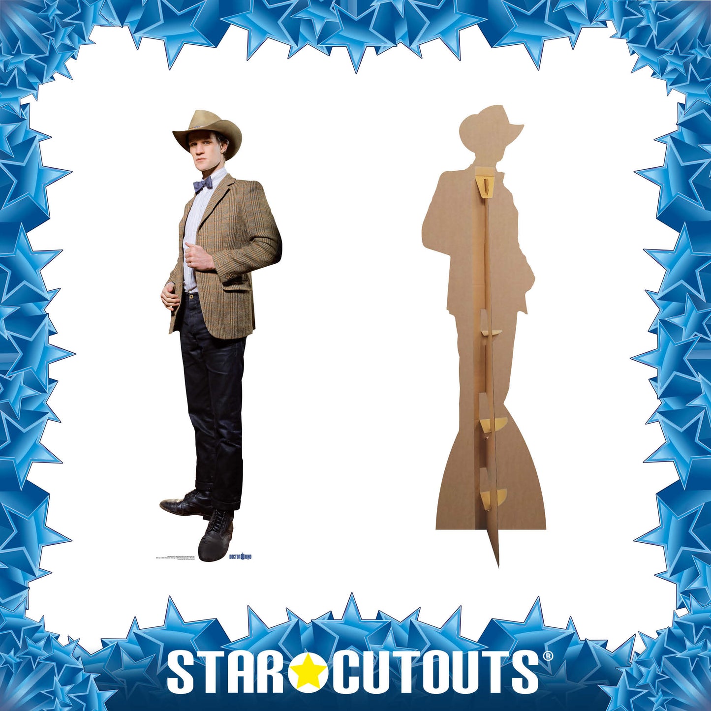 SC325 The 11th Doctor Stetson Matt Smith Cardboard Cut Out Height 180cm