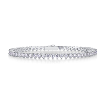 Mark Luxury Fashion Mosan Diamond S925 Silver Bracelet Comparable To Natural Diamonds
