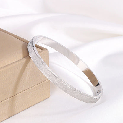 Titanium Steel Bracelet Starry Frosted Jewelry
