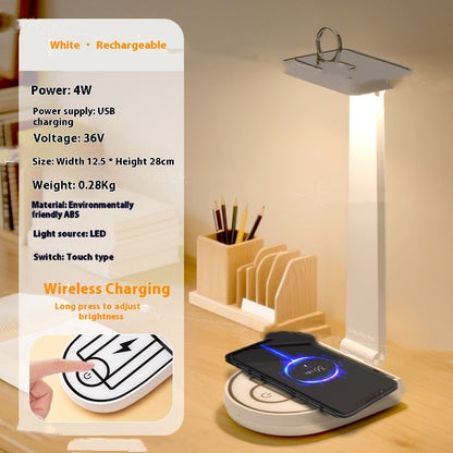 Basketball Hoop LED Table Lamp with Wireless Charging - Creative Desk Light