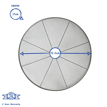 72.5cm Round Fire Pit Dome