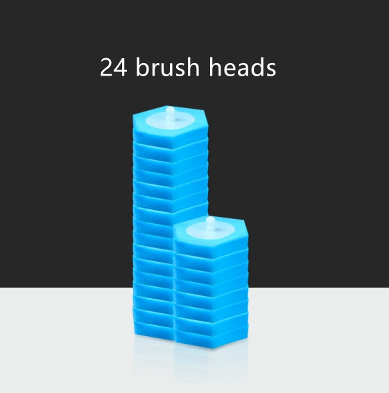 Premium Disposable Toilet Brush Set | Hygienic Deep-Clean System with Replaceable Heads