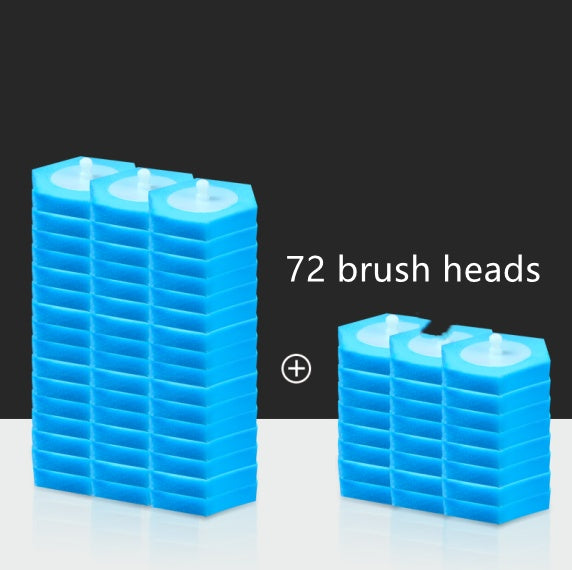 Premium Disposable Toilet Brush Set | Hygienic Deep-Clean System with Replaceable Heads