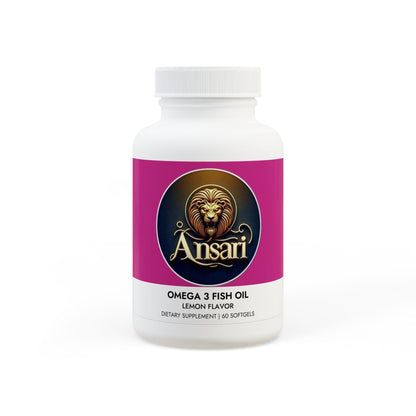 Omega 3 Fish Oil Supplement (60 Softgels)
