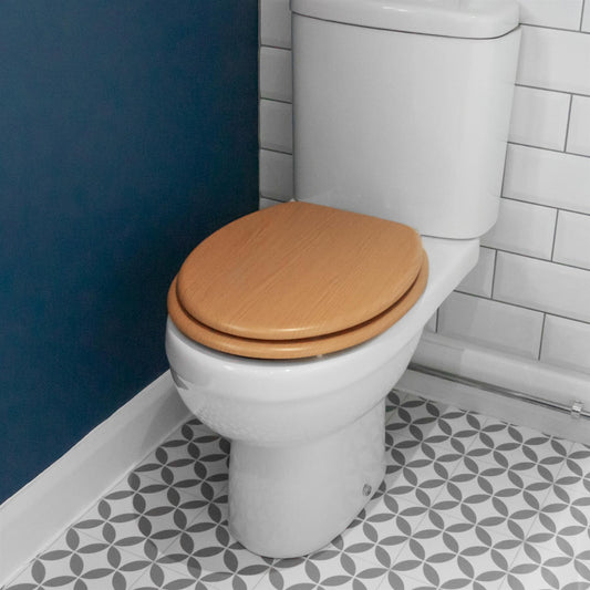 Brown Soft Close Toilet Seat
