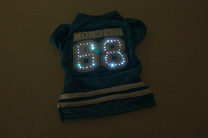 LED glowing pet clothes