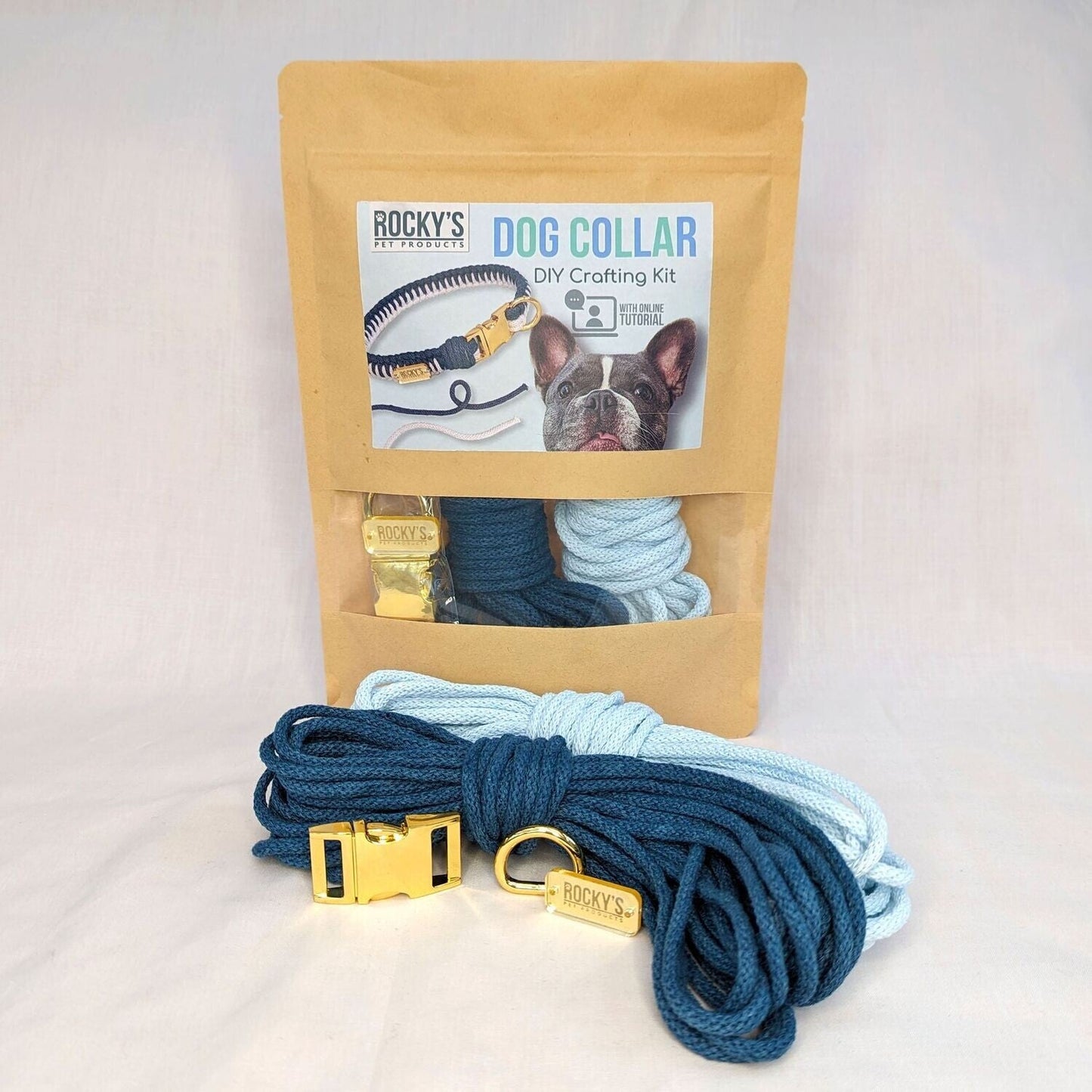 Make Your Own Dog Collar Craft Kit - BLUE