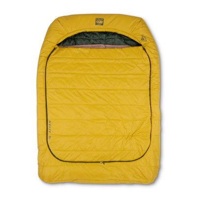 Kelty Tru Comfort Doublewide 20F Sleeping Bag in Olive Oil / Gamescape