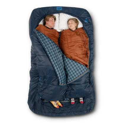 Kelty Tru Comfort Doublewide 20F Sleeping Bag in Pageant Blue / Hiker