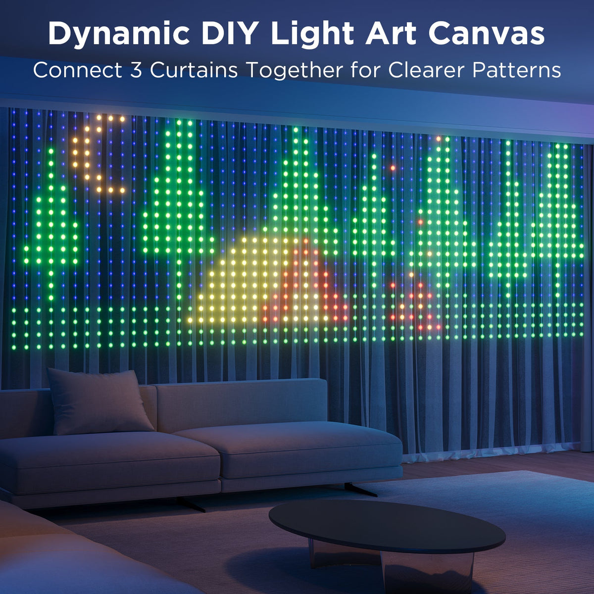 GOVEE CURTAIN LIGHT NETFLIX 400 LED