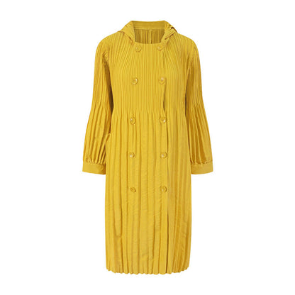 Fashion Loose Mid-length Double-breasted Trench Coat