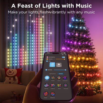 GOVEE CURTAIN LIGHT NETFLIX 400 LED