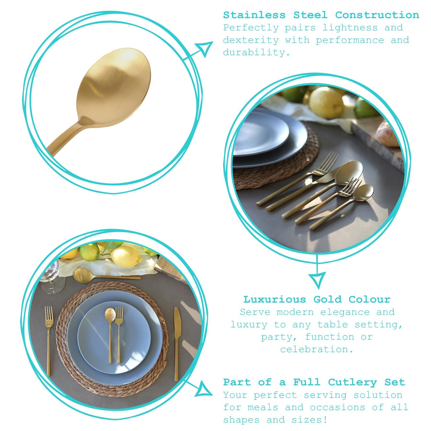 16pc Stainless Steel Cutlery Set