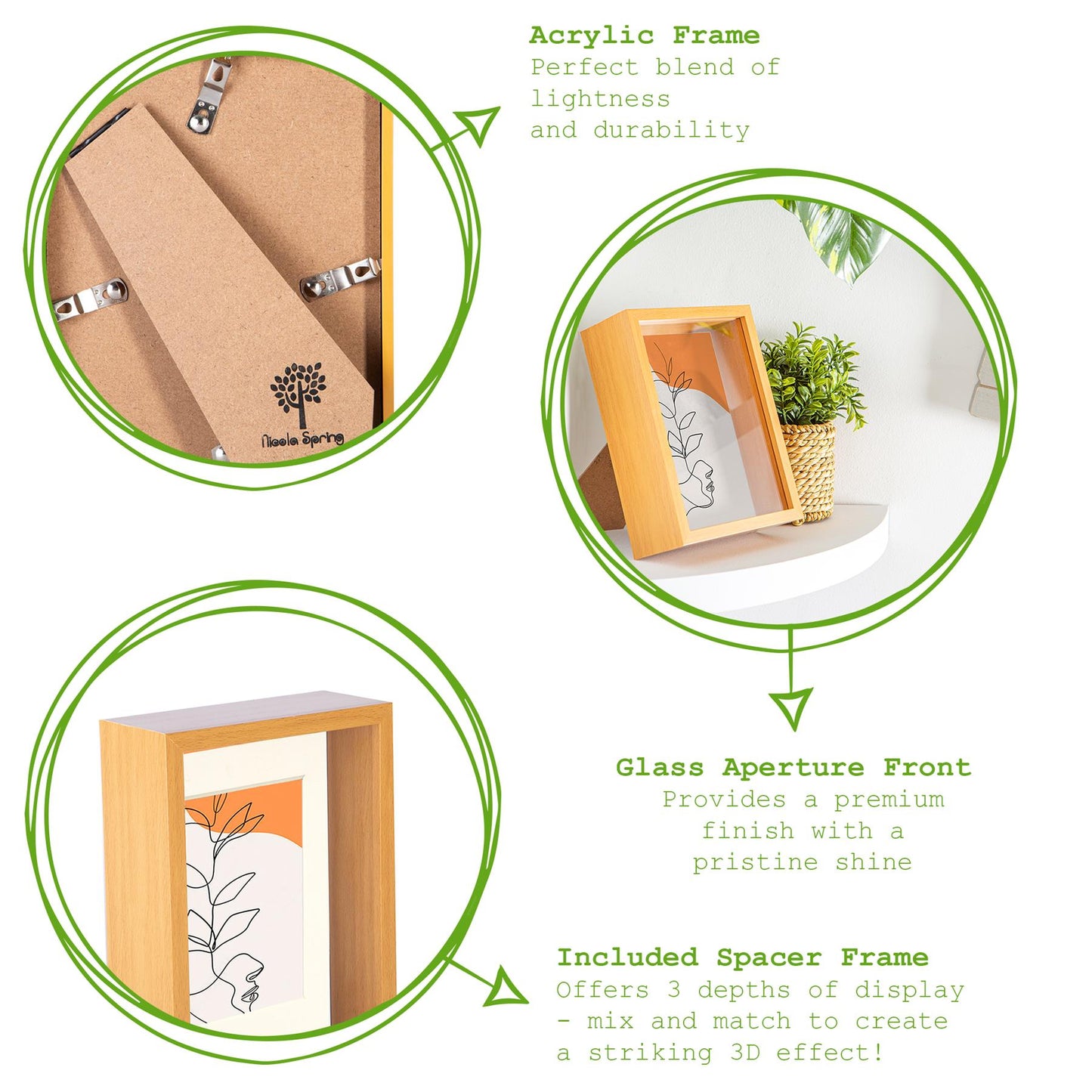 5" x 7" 3D Deep Box Photo Frame