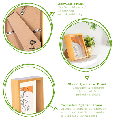 5" x 7" 3D Deep Box Photo Frame