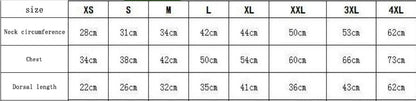 Warm And Thickened Pet Cotton Vest Tidal Inverted Triangle