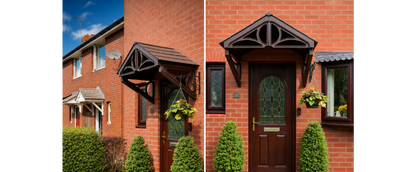 Althorp Door Canopy 149cm - Flat Pack Porch Canopy