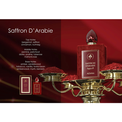 Saffron D’Arabie by Adyan – Extrait de Parfum (100ml)
